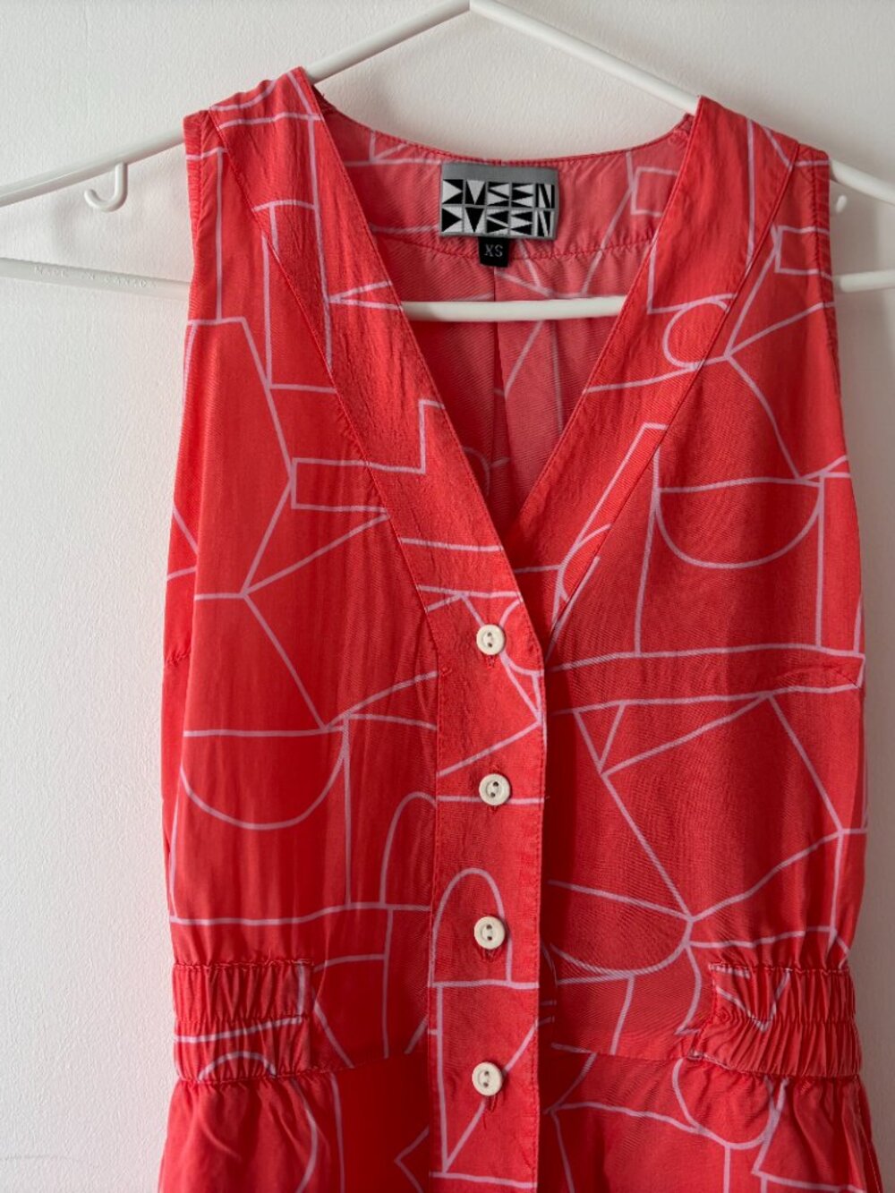 Dusen Dusen Pink Patterned Summer Jumpsuit - Picture 6 of 6